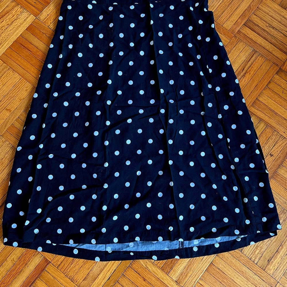 Polka Dot Black and White Skirt